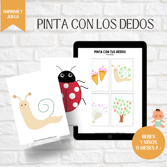 PLANTILLAS PARA PINTAR CON LOS DEDOS!  FINGERPAINT